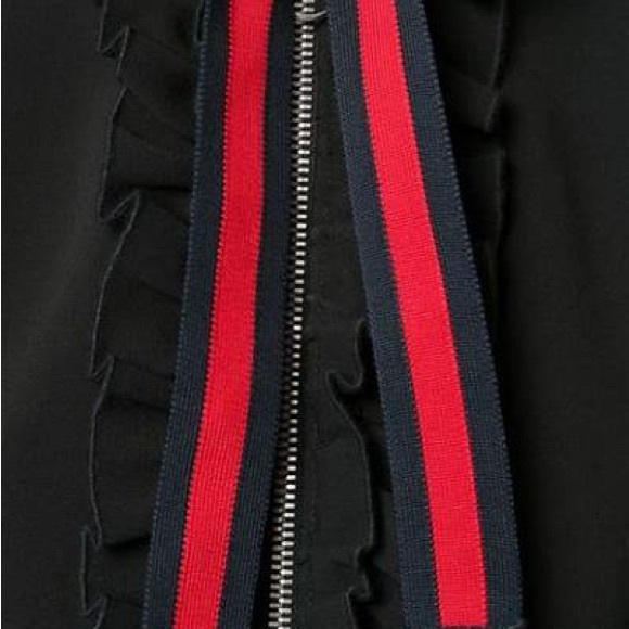 ✨ GUCCI Black Silk Wool Zip Front - Picture 10 of 11